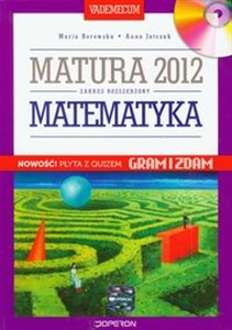 Obrazek Matematyka Vademecum z płytą CD Matura 2012 zakres rozszerzony