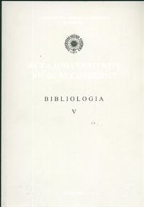 Bild von Bibliologia V Studia o książce dawnej i współczesnej Acta Universitatis Nicolai Copernici