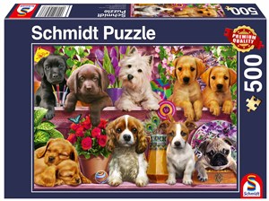 Bild von Puzzle 500 PQ Psy na półce
