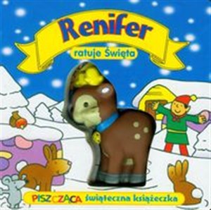 Obrazek Renifer ratuje Święta Piszcząca świąteczna książeczka