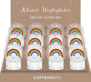 Obrazek GLITZER-GLASKUGEL REGENBOGEN