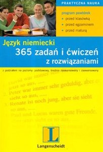 Bild von 365 zadań i ćwiczeń z rozwiązaniami Język niemiecki poziom podstawowy, średnio zaawansowany i zaawansowany