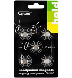 Bild von Magnesy neodymowe GRAND 10mm 5szt.