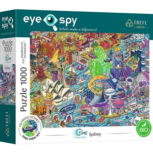 Bild von Puzzle 1000 UFT Eye-Spy Time Travel: Sydney TREFL