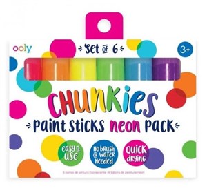 Bild von Farby w kredce Chunkies Paint Sticks Neon 6szt