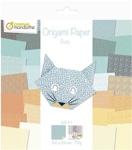 Obrazek Papier do origami Furs 60 arkuszy