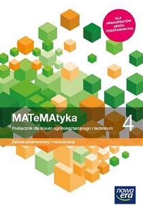 Obrazek MATeMAtyka 4 Podręcznik Zakres podstawowy i rozszerzony Szkoła ponadpodstawowa