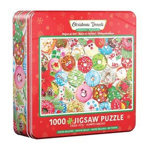 Bild von Puzzle 1000 TIN Christmas Donuts 8051-5660