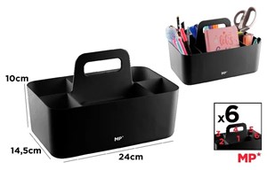 Obrazek Organizer na biurko z uchwytem czarny