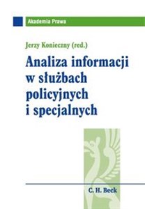 Bild von Analiza informacji w służbach policyjnych i specjalnych