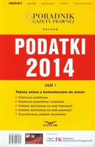 Bild von Podatki 2014 Część1 Teksty ustaw z komentarzem do zmian