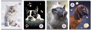 Obrazek Zeszyt A5/80K kratka The Sweet Pets (5szt)