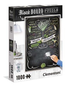 Obrazek Puzzle Black Board Cheers 1000