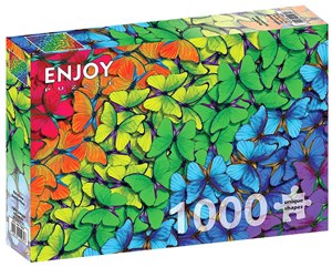 Bild von Puzzle 1000 Kolorowe motyle