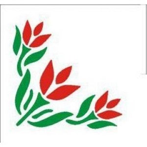 Bild von Szablon zmywalny narożny 12x15cm