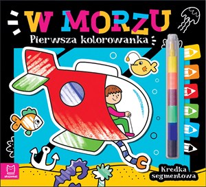 Obrazek Pierwsza kolorowanka W morzu Kredka segmentowa