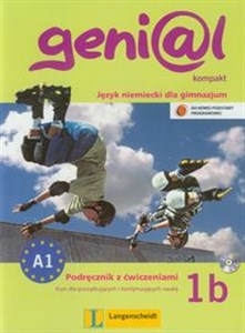 Bild von Genial 1B Kompakt Podręcznik z ćwiczeniami + CD Język niemiecki dla gimnazjum. Kurs dla początkujących i kontynuujących naukę