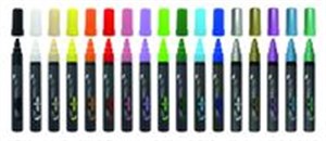Obrazek Marker akrylowy 18 kolorów mix 20 sztuk
