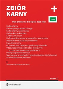 Bild von Zbiór karny PLUS 2025 K.K., K.P.K., K.K.W., K.K.S., K.W., K.P.W., U.W.R.N., U.Ś.K., U.O.P.P.Ś. oraz U.O.P.Z., U.O.K., U.W.