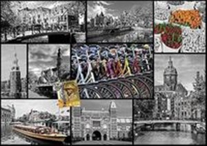 Bild von Amsterdam kolaż