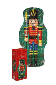 Bild von Puzzle 502 Shape Christmas Nutcracker Green