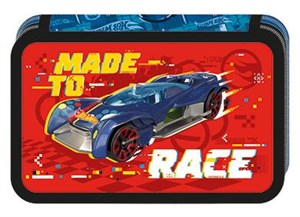 Obrazek Piórnik potrójny z wyposażeniem Auta