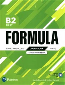 Obrazek Formula B2 First Coursebook with key and Interactive eBook