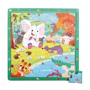 Bild von Puzzle & Gra drewniane Dżungla