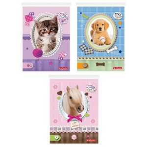 Bild von Notes szkolny A6 kratka Pretty Pets (20szt)