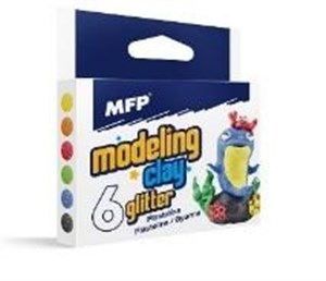 Bild von Plastelina brokatowa 6 kolorów 100g