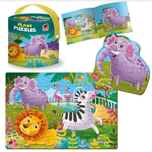 Obrazek Puzzle 2w1 maxi ZOO RK1080-02