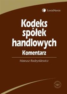 Bild von Kodeks spółek handlowych Komentarz