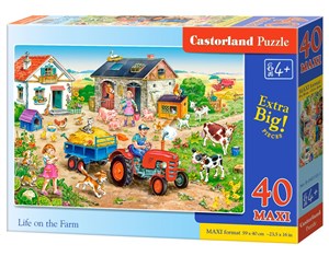 Bild von Puzzle Maxi Life on the Farm 40