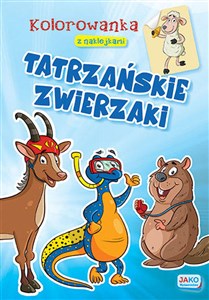 Bild von Kolorowanka z naklejkami. Tatrzańskie zwierzaki