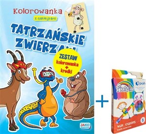 Bild von Kolorowanka... Tatrzańskie zwierzaki + kredki