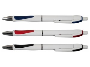 Obrazek Długopis Solidly White MIX (50szt)