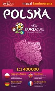 Obrazek Polska 1:1 400 000 Euro 2012 mapa samochodowa