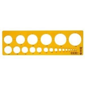 Bild von Szablon do kreślenia okręgów Pratel MemoBe 2-36 mm