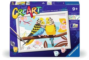 Obrazek CreArt dla dzieci: Cudne papużki