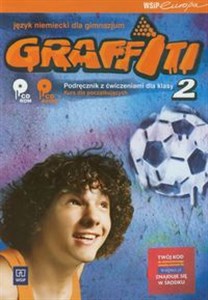 Obrazek Graffiti 2 Język niemiecki Podręcznik z ćwiczeniami + 2 CD Kurs dla początkujących Gimnazjum