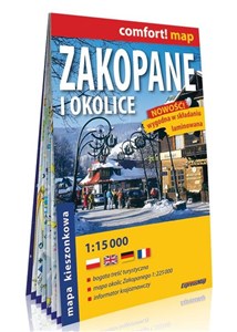 Bild von Zakopane i okolice kieszonkowy laminowany plan miasta 1:15 000