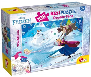 Bild von Puzzle dwustronne Maxi 108 Frozen