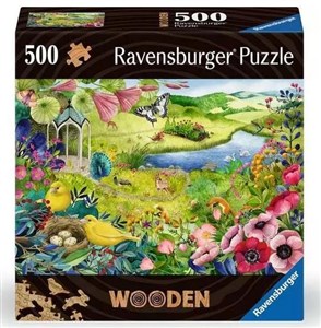 Obrazek Puzzle drewniane 500 Dziki ogród