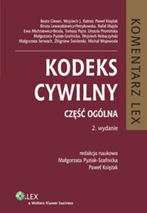 Obrazek Kodeks cywilny Komentarz Część ogólna