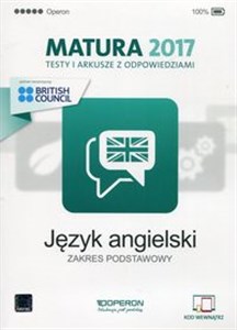 Obrazek Język angielski Matura 2017 Testy i arkusze z odpowiedziami Zakres podstawowy