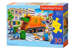 Bild von Puzzle Garbage Car 30