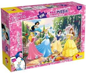 Bild von Puzzle dwustronne Maxi 108 Disney Princess Na zawsze