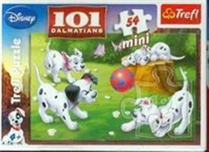 Bild von Puzzle mini 54 101 Dalmatyńczyków piłka