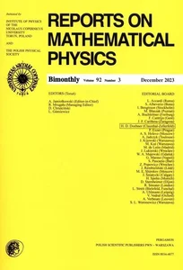 Obrazek Reports on Mathematical Physics 92/3