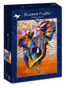 Bild von Puzzle 1500 Afrykańskie kolory